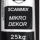 Штукатурка короед Scanmix MicroD?cor, белый,зерно 1,5мм, 25 кг.