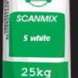 Шпатлевка фасад финишная Scanmix S (белая) (усиленая фиброволокном), 20 кг.
